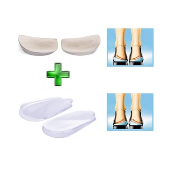 1 Pereche Semele Ortopedice Picior De Îngrijire Instrument Pentru Barbati Femei Îngrijire A Sănătății O/X Tip Picioarele De La Genunchi Varus Corecție Toc Tampoane
