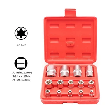 14Pcs E-Type Maneca Set Kit /6-Unghi de Manșon/de suflare Box Set Instrument/Intretinere Speciala Set Kit