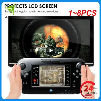 1~8PCS 3 x Clear Ecran Protector LCD Folie de Protecție Guard Cover pentru Wii U Gamepad Ecran Protector de Piele
