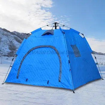 2-4 Persoane de Pescuit de Gheață Adăpost Portabil Pop-Up de Apă/Vânt Cort Ușor de Set-Up pentru în aer Liber de Iarnă de Pescuit, Camping, Drumetii