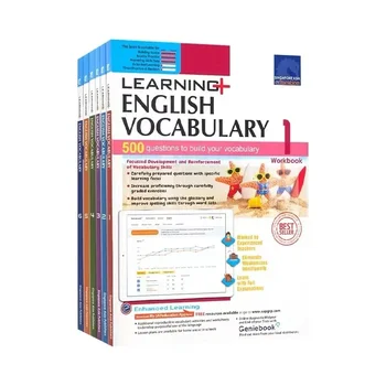 2023 Noi 6 Cărți/Set de Singapore Vocabular de SAP Vocabular de Învățare 1-6st Grad Carti in limba engleza Pentru 8-12 Ani Temele