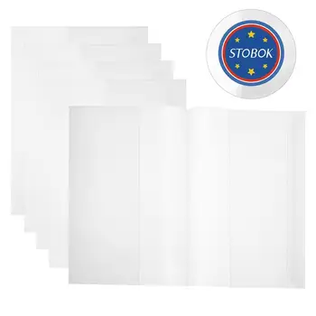 5pcs Manual de Protecție Acoperă Reutilizabile Carte Acoperă Transparent Carte Acoperă Impermeabil Slipcases