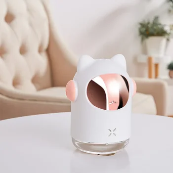 Aer Urs Umidificator USB LED Ceață Filtru de Aer Umidificator Pisica Drăguț Mini de uz Casnic de Mici Hidratare Aromoterapie Mașină de Creativitate