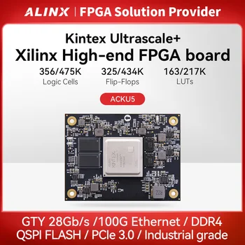 ALINX ACKU5 Xilinx Kintex UltraScale+ FPGA Core Bord Evaluare Placi & Kituri SOM PCIE3.0 GTY XCKU5P