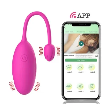 App de Control Vibratoare Ou Wireless Chilotei Bile Vibratoare punctul G Clitoris Orgasm Stimulator Consumabile pentru Adulți de Sex Jucarii de Sexshop 18