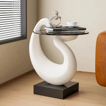 Arta Geometrică Masa De Cafea Moderna Acasă Mobilier Lux Living Decorare Podea Canapea Partea Designer De Masă Masă Mică Servic