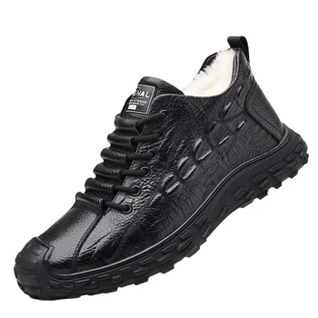 Brand de pantofi pentru bărbați, cel mai bun-de vânzare de bumbac, pantofi de iarna noi cașmir cald gros pantofi de sport tendință de moda de lumină cizme de zăpadă