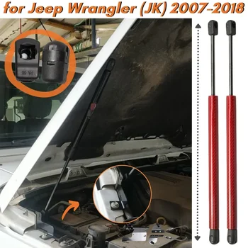 Cantitate(2) Capotei pentru Jeep Wrangler JK perioada 2007-2018 Fata Capota Modifica Arcuri cu Gaz Amortizoare Lift Sprijină Brațul Baruri Amortizoare