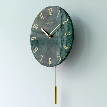 ceas de perete de marmură de lux ceas decorativ living creative ceas de perete tăcut ceas acasă minimalist modern ceasuri.