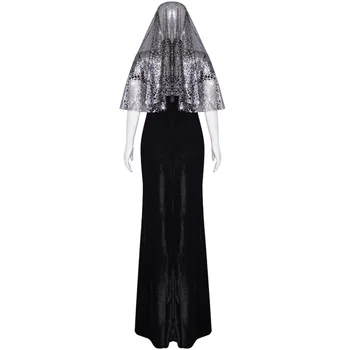 Cele mai Populare Femei Gotic Rochie cu Gluga Costumului Medieval Corset Renașterii Rochie Rochie Victoriană