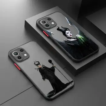 Clasic Maleficent Telefon Caz Pentru Xiaomi Poco X3 NFC X4 X5 Pro 13 Km 11 12 10 Lite M3 M5 C40 Mat Coajă de Silicon Cadru Funda