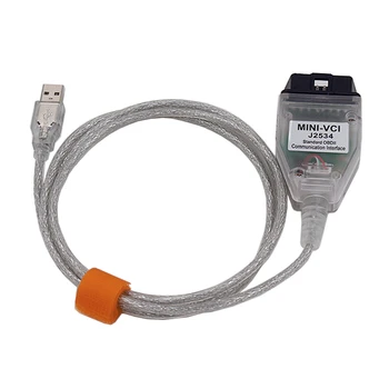 Diagnosticare auto Cablu Mini VCI V16.30.013 pentru Toyota OBD2 Mini VCI J2534 FTDI FT232RL TIS Auto Cabluri Conectori