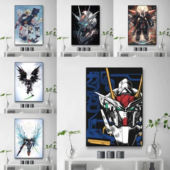 G-Gundam Mecha ALEX Poster Decor pentru Camera Picturi pe Perete Decor pentru Casa si Decoratiuni Panza de Arta de Perete Postere cu Imagini