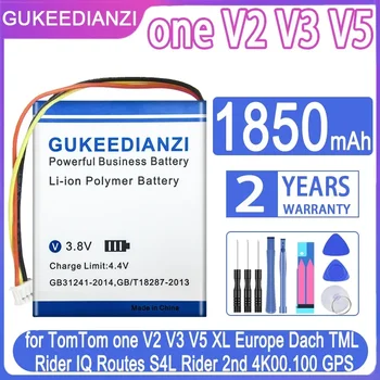 GUKEEDIANZI Baterie 1850mAh pentru TomTom one V2 V3 V5 XL Europa Dach TML Rider IQ Routes S4L Rider 2 4K00.100 de GPS