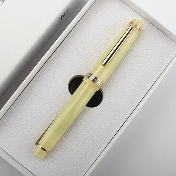 Jinhao 82 Stilou Acrilice Stilou cu Cerneală de Spin de Aur EF F Peniță Elegante de Afaceri de Birou Rechizite de Scris Stilou