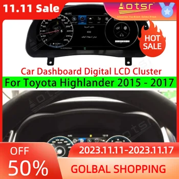 La Lasest LCD Mașină de Bord Digital Pentru Toyota Highlander 2015 - 2017 Instrument Cluster Pilotaj Vitezometru Mașină Ecran