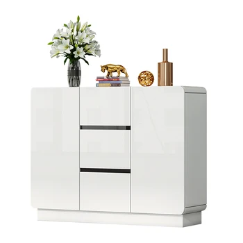 Living Modern, Mobila Sufragerie Cabinet Bufet Bufet Alb
