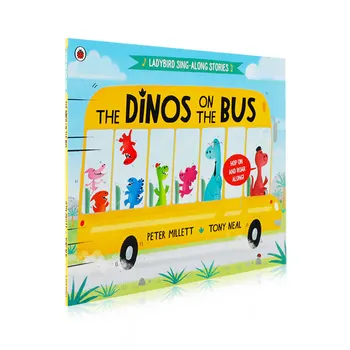 MiluMilu engleză Originale Dinozaurii De Pe Autobuz Seria: Ladybird Cântă-a lungul Povești cu Dinozauri 4-6 Copii