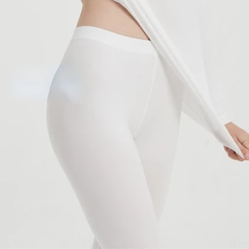 Modal femei plus dimensiune jambiere primăvara și toamna fără sudură subțire elastic strans de talie mare pantaloni slim.