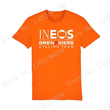 Orange 2023 Ineos Grenadier CAMISETA T Shirt de Imprimare 3D Spaniei-Vuelta Mens de Funcționare de Vară Streetwear Casual Tehnice de Instruire