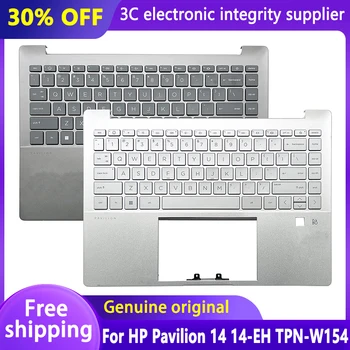 Originale Noi NE Tastatura pentru HP Pavilion 14 14-EH TPN-W154 Laptop zonei de Sprijin pentru mâini Capacul Superior Top Caz tastatură cu iluminare din spate N10393-001