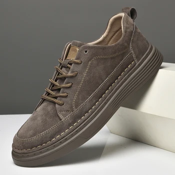 Pantofi pentru bărbați de Moda din Piele Pantofi Casual pentru Bărbați Adidași Pantofi Nou în aer liber, Confortabil Pantofi de Mers pe jos Designeri Mocasini