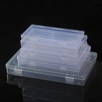 Papetarie Autocolante din Plastic Cutie de Depozitare Manual Autocolante Organizator Recipient Transparent de Artă Instrument de Caz pentru Ambarcațiuni Desktop