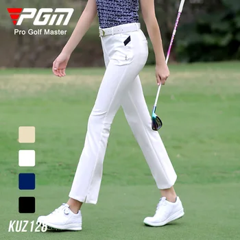PGM Golf Pantaloni Golf Femei Pantaloni Sport de Vara se Potrivesc Subțire Impermeabil Pantaloni cu Fermoar Sac Elastic Nouă-punct de Pantaloni Evazate Pantaloni