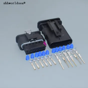 shhworldsea 6p 1.2 mm Motor de Acționare/Blocare a Ușii Bloc Conector Plug-in Cu Cablu de Sârmă Coadă Pentru VW Audi 4F0 973 706 1-2141324-1