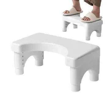 Toaletă Picior Scaun Înclinat 5 Anti-Alunecare Toaletă Scaune Cu Înălțime Reglabilă Baie Caca Accesorii Scaun Ajustabil Pentru
