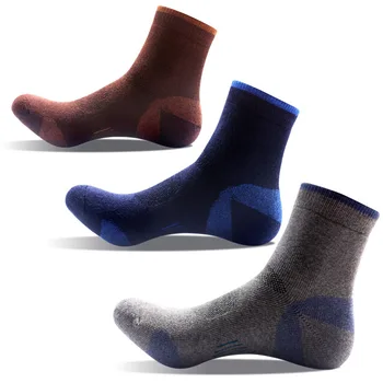 Toamna Iarna Pentru Bărbați Șosete Moale Confortabil De Bumbac Respirabil Sport Sock Absorbant Sudoare Deodorant De Afaceri Șosete Plus Dimensiune 39-43