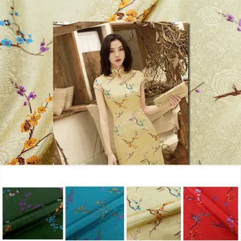 Trei-cinci Raionul Brocart Hanfu Tesatura Copii Rochie Tang Costum de Pânză Femei Cheongsam Tesatura Satin Material de Metru
