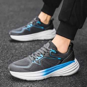 Unisex Moda Adidași Bărbați Dantela-Up Rotund Toe Amortizare Pantofi de Alergare pentru Femei Trainer Cursa Respirabil Cuplu Tenis Shose