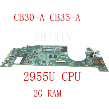 yourui pentru Toshiba Chromebook Cb30-o CB35-UN laptop placa de baza 2955u CPU 2 GB RAM DA0BU9MBAF0 A000286480 test complet
