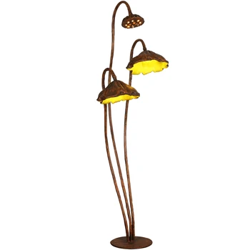 YY Stil Chinezesc Lampa de Podea de Trei-Cap de Cafea, Masă de sufragerie și Camera de Ceai, B & B